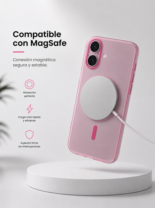 Carcasa MagSafe Acrílica para iPhone 16 / 16 Plus