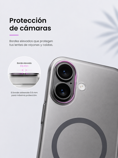Carcasa MagSafe Semitransparente para iPhone 16 Plus