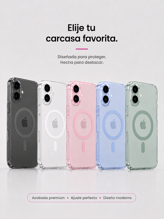 Carcasa MagSafe Acrílica para iPhone 16 / 16 Plus