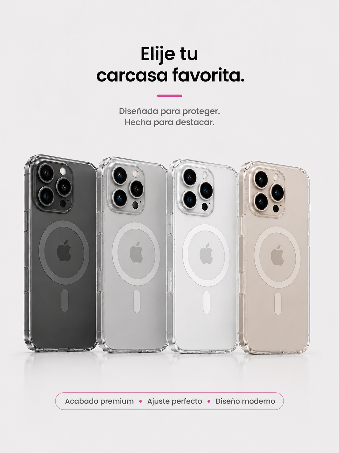 Carcasa MagSafe Semitransparente para iPhone 16 Pro