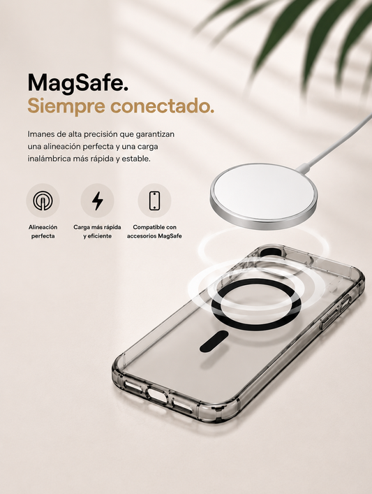 Carcasa MagSafe Acrílica para iPhone 16 Pro / 16 Pro Max